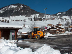 Déneigement à Praz sur Arly