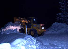 Déneigement à Praz sur Arly