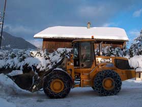 Déneigement à Praz sur Arly