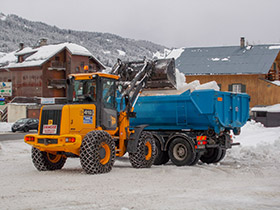 Déneigement à Praz sur Arly