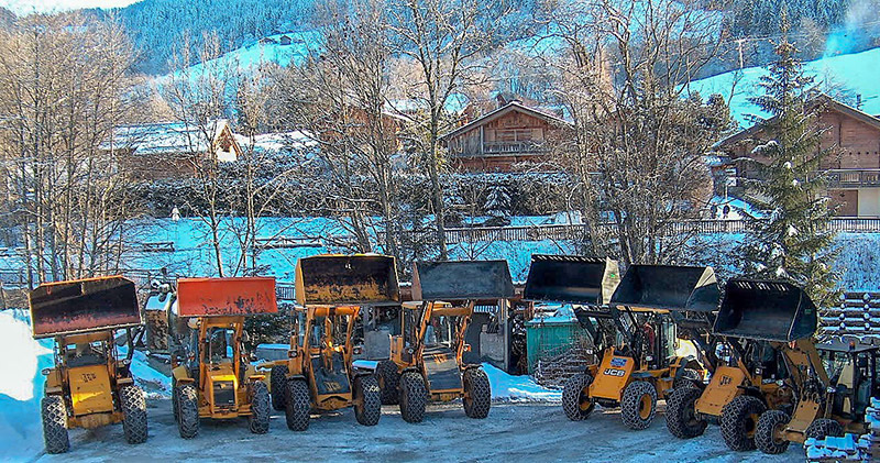 Déneigement à Praz sur Arly