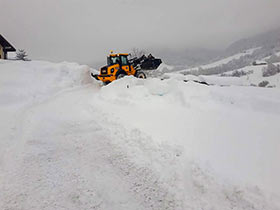 Déneigement à Praz sur Arly